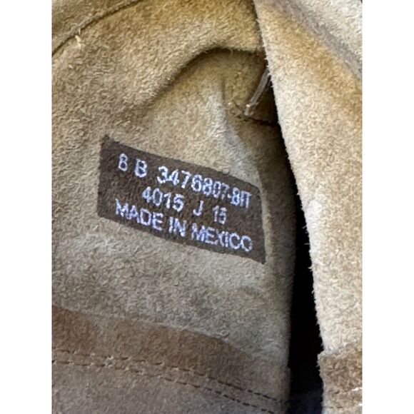 FRYE Ilana Fringe Short Bootie Sand Suede, Sz 8B - Picture 9 of 11